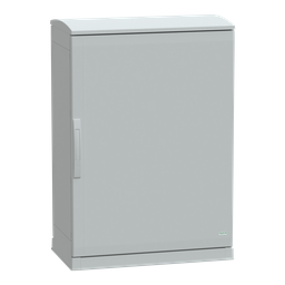 NSYPLAZT1074G – Floor standing polyester enclosure, Thalassa PLA, open bottom, ventilated canopy, 1000x750x420mm, IP44, IK10