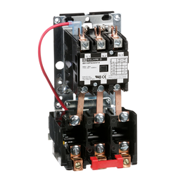 8911DPSO43V14 – NEMA starter, Definite Purpose, 40A, 25HP at 600VAC, 3 phase, 3 pole, melting alloy overload, 24VAC coil, open