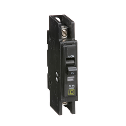 QOU130 – Mini circuit breaker, QOU, 30A, 1 pole, 120/240VAC, 10kA