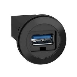 XB5PUSB3 – Panel mounted USB port, Harmony XB5, 3.0 port, plastic, 22mm, for USB interface jack type A