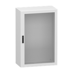 NSYCRN128400T – Glazed steel door, PanelSeT CRN, without mounting plate, 1200x800x400mm, IP66, IK08, RAL7035
