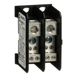 9080LBA261104 – Power distribution block, Linergy, 2 pole, 1 line, 4 load, 115A Cu, 90A Al, 600V