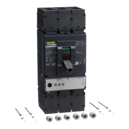 LGL36600U31X – Circuit breaker, PowerPacT L, 600A, 3 pole, 600VAC, 18kA, lugs, MicroLogic 3.3, 80%