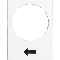 ZB2BY4901 – Marked legend, Harmony XAC, legend, 30x40mm, white, raise or right, slow