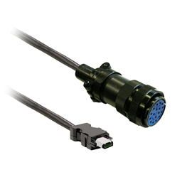 VW3M8D2AR30 – encoder cable 3m shielded, MIL connector for BCH2.H/.M/.R, CN2 plug