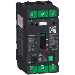 GV4PB07N – Motor circuit breaker, TeSys Deca, 3P, 7A, Icu 50kA, thermal magnetic, multifunction, UL489