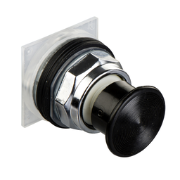 9001KR24B – Push-button head, Harmony 9001K, metal, mushroom 35mm, black, 30mm, spring return