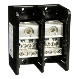 9080LBA264108 – Power distribution block, Linergy, 2 pole, 1 line, 8 load, 335A Cu, 270A Al, 600V
