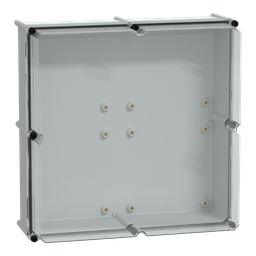NSYPLS5454AG – PLS box, polyester rear, transparent PC cover IP66 54x54x23cm
