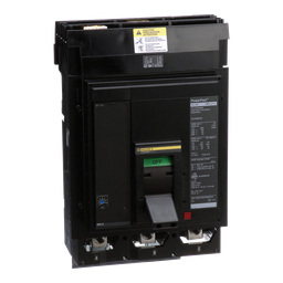 MJA36400 – Circuit breaker, PowerPacT M, 400A, 3 pole, 600VAC, 25kA, I-Line, ET 1.0, 80%, ABC