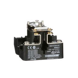 8501CO6V20 – Power Relay, Type C, 2.0 HP, 30A resistive at 300 VAC, SPST, 1 normally open contact, 120 VAC coil