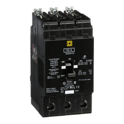 EDB34110 – Mini circuit breaker, E-Frame, 110A, 3 pole, 480Y/277VAC, 25kA max, bolt on