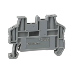NSYTRAAB35 – Linergy terminal blocks, end bracket, snap on, for 35 mm DIN rail, 5.2 mm wide, markable