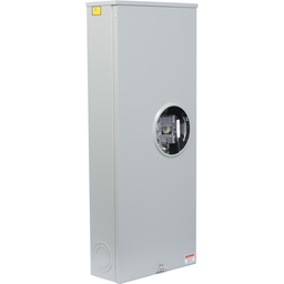UTH43369T – Meter socket, ringless, 1 phase, 3 wire, 4 jaws, Series A-L, lever bypass, jaw release