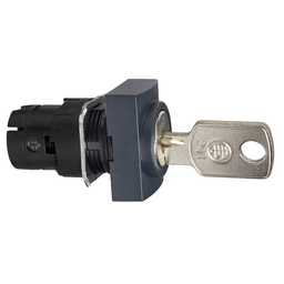 SQD ZB6DGC HEAD FOR KEY SELECTOR SWITCH, HARMONY XB6, RECTANGULAR  16 2 POSITION STAY PUT 200