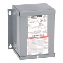 750SV51F – Transformer, dry type, encapsulated, 0.75kVA, 1 phase, 600V primary, 120/240V secondary, 6A, 55C rise