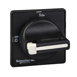 KAD1PZ – Handles and front plates,TeSys Control,black handle,black front,1-3 padlocking,fixing by Ø22.5