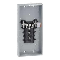 QO318L200G – Load center, QO, 3 phase, 18 spaces, 18 circuits, 200A fixed main lugs, NEMA1, gnd bar