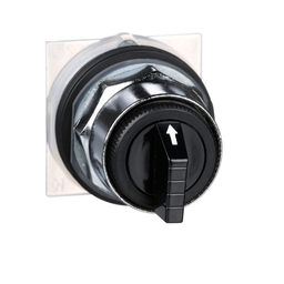 9001KS46B – 30mm Push Button, Type K, selector switch, 3 position, F cam, black knob