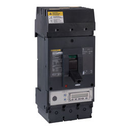 LGA36400U44X – Circuit breaker, PowerPacT L, 400A, 3 pole, 600VAC, 18kA, I-Line, Micrologic 6.3A, 80%, ABC