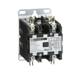 8910DPA32V02 – Contactor, Definite Purpose, 30A, 2 pole, 5HP at 230VAC, 1 phase, 110/120VAC coil at 50/60Hz, open