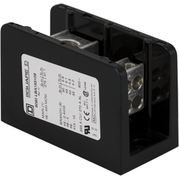 9080LBC163106 – Power distribution block, Linergy, 1 pole, 1 line, 6 load, 380A Cu, 600V