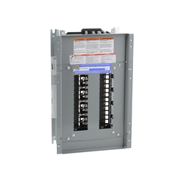 NQ424L1C23B – Panelboard interior, NQ, main lugs, 100A, Cu bus, 24 pole spaces, 3 phase, 4 wire, 240 VAC, 48 VDC