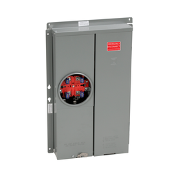 SC1624M100F – All in one, Homeline, combination service entrance, ringed socket, 100 A, semi flush, 16 spaces, 24 circuits, 10kA SSCR, OH, UG, no bypass