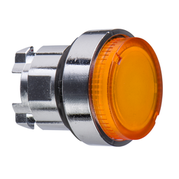 ZB4BW15 – head for illuminated push button, Harmony XB4, orange, projecting pushbutton, 22mm, spring return, BA9s bulb