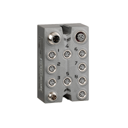 TM7BDM8B – Discrete I/O expansion block, Modicon TM7, IP67, 8 DI/DO, 24 V DC, 0.5 A, M8 connector