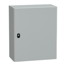 NSYS3D6525 – Wall mounted steel enclosure, PanelSeT S3D, plain door, without mounting plate, 600x500x250mm, IP66, IK10