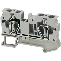 NSYTRR62 – Terminal block, Linergy TR, spring type, feed through, 2 points, 6mm², grey, set of 50