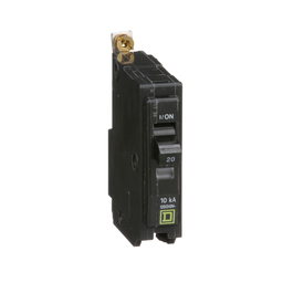 Product image for Square D QOB120 Miniature Circuit Breaker 20A 120/240V 1Ph , Bolt-On