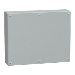 NSYSBM405012 – Metal industrial box plain door H400xW500xD120 IP66 IK10 RAL 7035