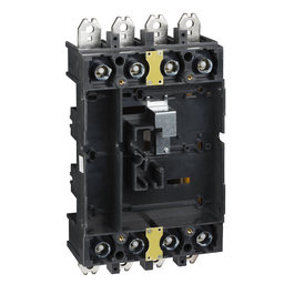 LV432517 – plug in base, ComPact NSX400/630, front/rear connected, 4 poles