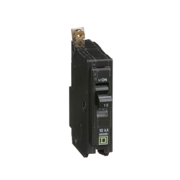 QOB115 – Mini circuit breaker, QO, 15A, 1 pole, 120/240VAC, 10kA, bolt on