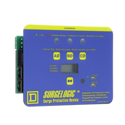 TVS6DSPHC – Surge protection accessory, display kit, 3 phase, 6 input, horizontal, diagnostic