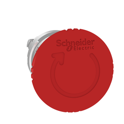 ZB4BS844 – Harmony, 22mm Push Button, emergency stop head, trigger and latching turn release, red, 40 mm mushroom, unmarked