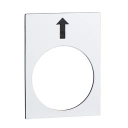 ZB2BY4951 – legend – 30 x 40 mm – white – raise, slow