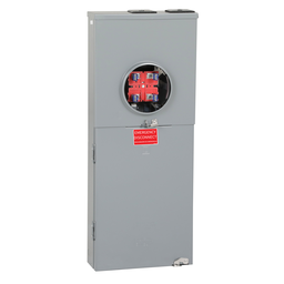 QC2442M200C – All in one, QO, combination service entrance, ringless socket, 200A, surface, 24 spaces, 42 circuits, 22kA SCCR, OH, UG,  no bypass