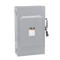 Square D DU324 Safety Switch Not-Fusible 200A 240V 3P NEMA1 , Single Throw