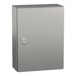 NSYS3X4315H – Wall mounted enclosure, PanelSeT S3X, stainless steel 316L, plain door, 400x300x150mm, IP66