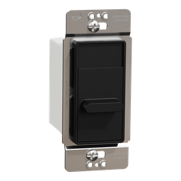SQR31103BK – Fan speed controller, X Series, slide, single pole, 1 way, black, matte finish