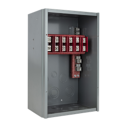 EZM3BTB – Branch terminal box, EZ Meter-Pak, 125A, 3 circuits