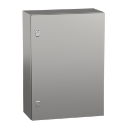 NSYS3X7525 – Wall mounted enclosure, PanelSeT S3X, stainless steel 304L, plain door, 700x500x250mm, IP66