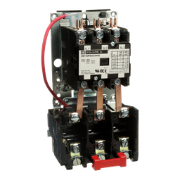 8911DPSO33V02 – NEMA starter, Definite Purpose, 30A, 20HP at 600VAC, 3 phase, 3 pole, melting alloy, 120VAC coil, open