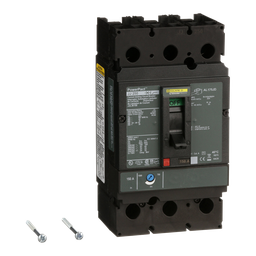 JJL36150 – Circuit breaker, PowerPacT J, 150A, 3 pole, 600VAC, 25kA, lugs, thermal magnetic, 80%