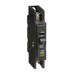 QOU110 – Mini circuit breaker, QOU, 10A, 1 pole, 120/240VAC, 10kA