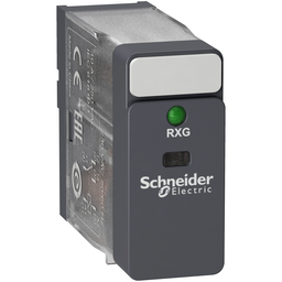 RXG13B7 – interface plug in relay, Harmony Electromechanical Relays, 10A, 1CO, with LED, 24V AC