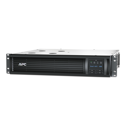 SMT1000RM2UC – APC Smart-UPS, Line Interactive, 1000VA, Rackmount 2U, 120V, 6x NEMA 5-15R outlets, SmartConnect Port SmartSlot, AVR, LCD